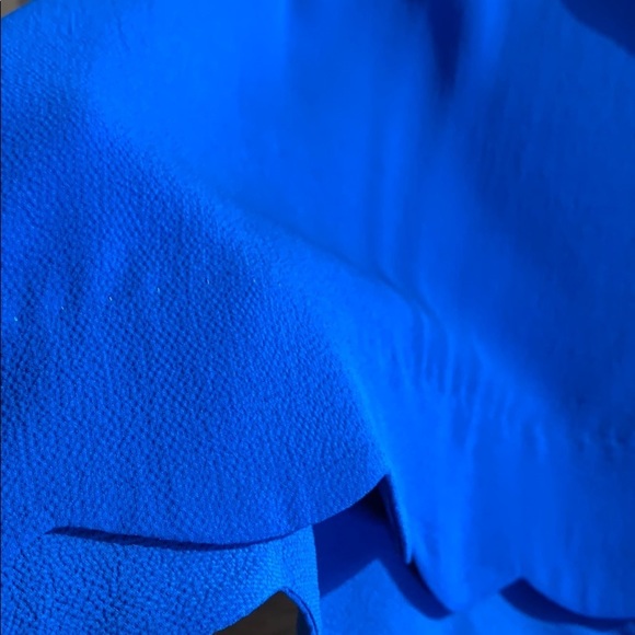 Lush blue scalloped tank top - Picture 8 of 9